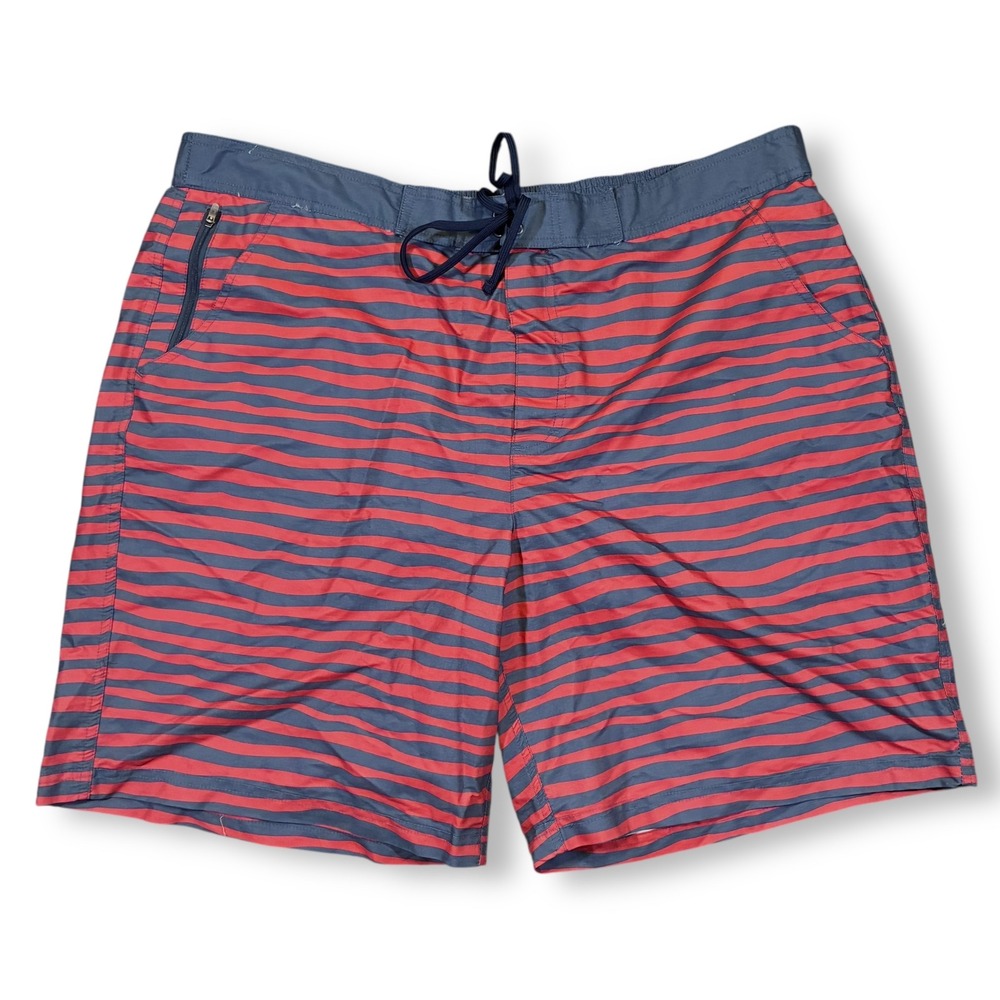 NWT LL Bean XXL Swim Trunks Striped Drawstring Casual Active Athletic‎ Shorts